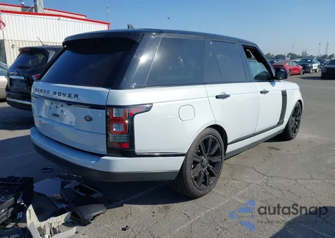 2016 Land Rover Range Rover 3.0L V6 Turbocharged Diesel Hse Td6 z USA, uszkodzony, nr VIN SALGS2KF1GA260331